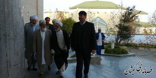 حضور فرماندار گمیشان در همایش ائمه جمعه استان