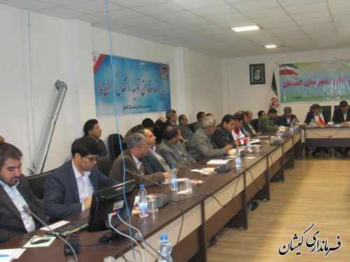 هشتمین جلسه شورای اداری شهرستان گمیشان برگزار شد