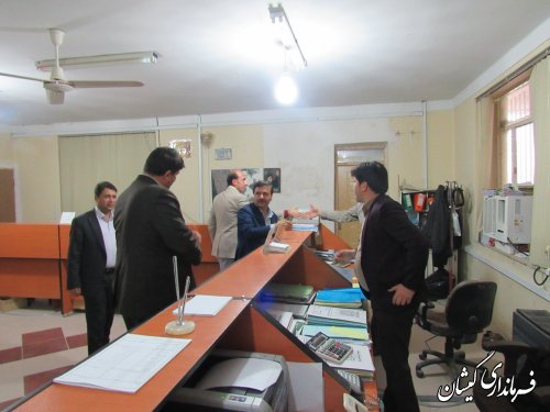 دیدار مدیر کل دفتر امور شهری و شوراها با فرماندار گمیشان