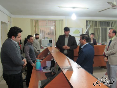 دیدار مدیر کل دفتر امور شهری و شوراها با فرماندار گمیشان