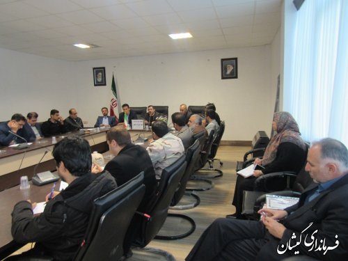 اولین جلسه ستاد بزرگداشت دهه فجر انقلاب اسلامی شهرستان گمیشان