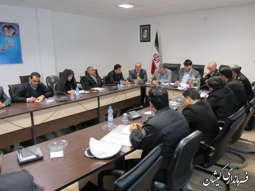 پنجمین جلسه شورای ترافیک شهرستان گمیشان برگزار شد