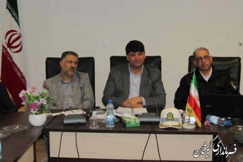 پنجمین جلسه شورای ترافیک شهرستان گمیشان برگزار شد
