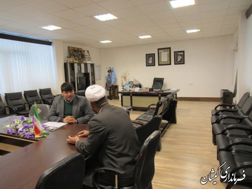 ملاقات عمومی فرماندار گمیشان با مردم شهرستان برگزار شد