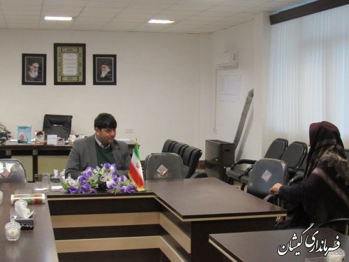 ملاقات عمومی فرماندار گمیشان با مردم شهرستان برگزار شد