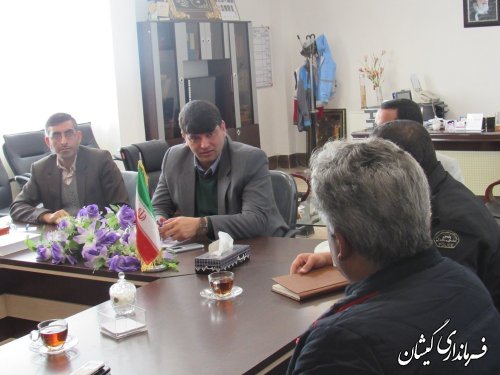 جلسه هماهنگی برگزاری برنامه های فرهنگی و مفرح در شهرستان گمیشان برگزار شد
