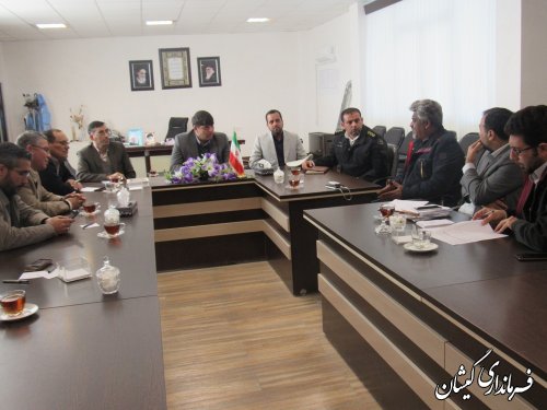 جلسه هماهنگی برگزاری برنامه های فرهنگی و مفرح در شهرستان گمیشان برگزار شد