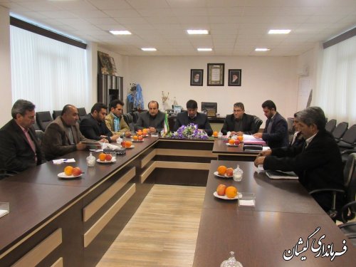 جلسه کارگروه ساماندهی امورگندم، آرد ونان شهرستان گمیشان برگزار شد