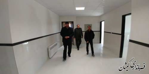 بازدید فرماندار گمیشان از مرکز جامع سلامت شهرستان