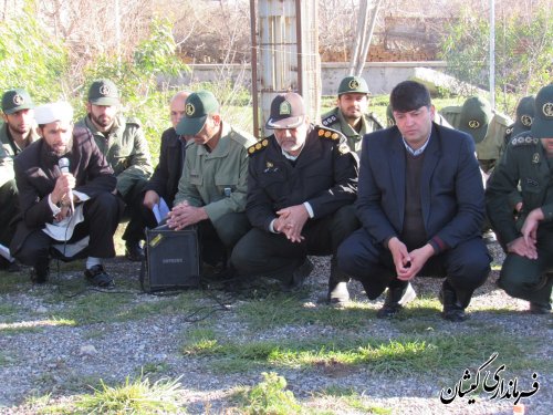 مراسم غبارروبی مزار شهدای گمنام شهرستان گمیشان برگزار شد