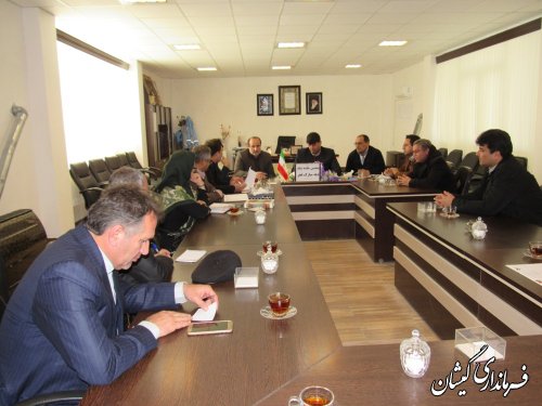 پنجمین جلسه ستاد بزرگداشت دهه مبارک فجر شهرستان گمیشان برگزار شد