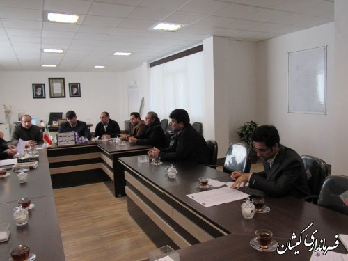 پنجمین جلسه ستاد بزرگداشت دهه مبارک فجر شهرستان گمیشان برگزار شد
