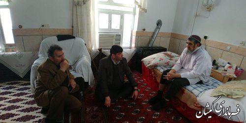 دیدار فرماندار گمیشان با ائمه جمعه