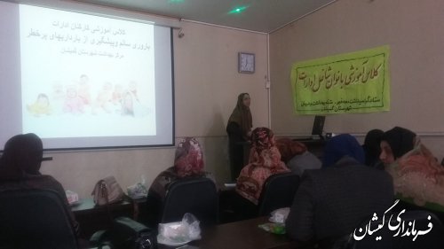 کارگاه آموزشی بیماری ها و سرطان های شایع زنان در گمیشان برگزار شد