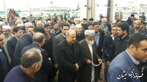 مرکز خدمات جامع سلامت گمیشان با حضور استاندار گلستان افتتاح شد