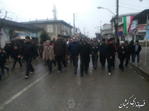 همایش پیاده روی خانوادگی در شهر گمیش تپه برگزار شد