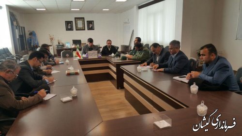 جلسه هماهنگی راهپیمایی 22 بهمن شهرستان گمیشان برگزار شد