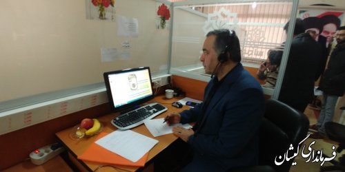 فرماندار گمیشان در یازدهمین برنامه مرکز سامد استان حضور یافت