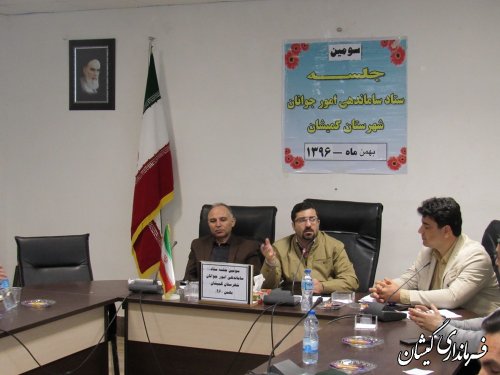 جلسه ستاد ساماندهی امور جوانان برگزار شد