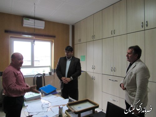 بازدید فرماندار گمیشان از شهرداری سیمین شهر