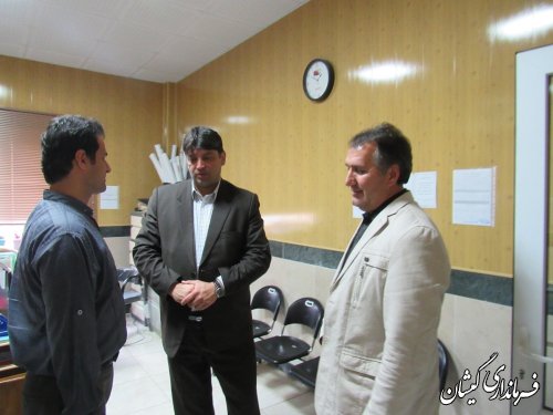 بازدید فرماندار گمیشان از شهرداری سیمین شهر