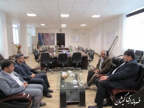 بازدید فرماندار گمیشان از کانال داخل شهر
