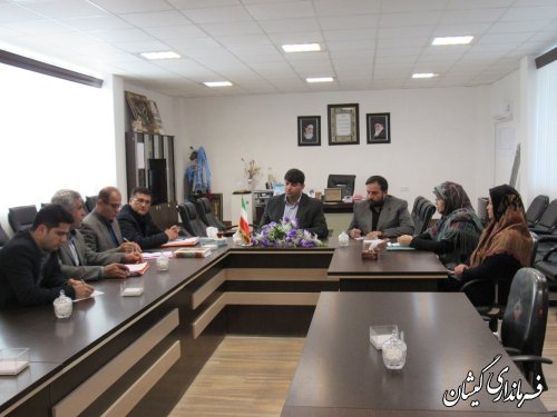 جلسه کارشناسی اشتغال شهرستان گمیشان برگزار شد
