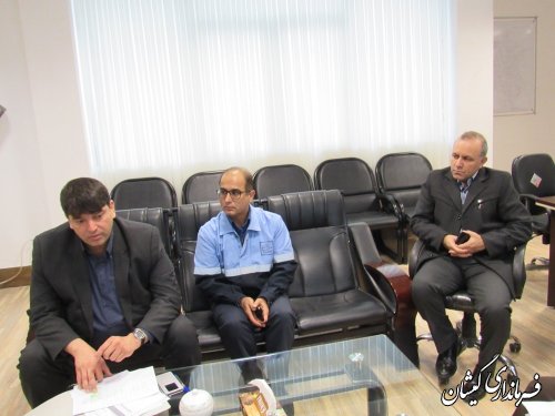 دیدار کارشناسان دفتر فنی میراث فرهنگی، صنایع دستی و گردشگری استان با فرماندار 
