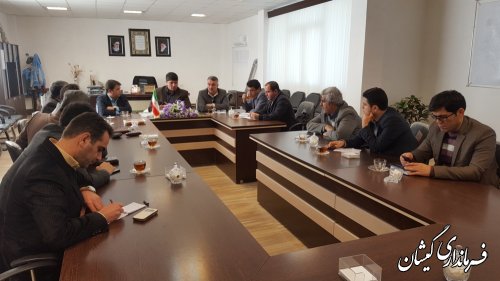 جلسه هماهنگی بررسی وضعیت پایانه شیلاتی شهرستان گمیشان برگزار شد
