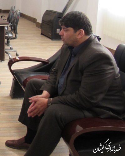 دیدار مدیرکل تعاون روستایی استان با فرماندار گمیشان