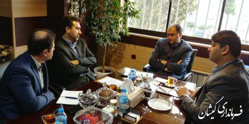 دیدار فرماندار گمیشان با مدیرعامل شرکت توزیع نیروی برق استان