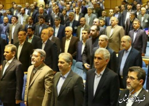 حضورفرماندارگمیشان در همایش استانداران،مدیران کل سیاسی و فرمانداران سراسرکشور