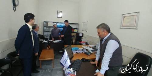 فرماندار گمیشان از کمیته امداد امام خمینی(ره) شهرستان بازدید کرد