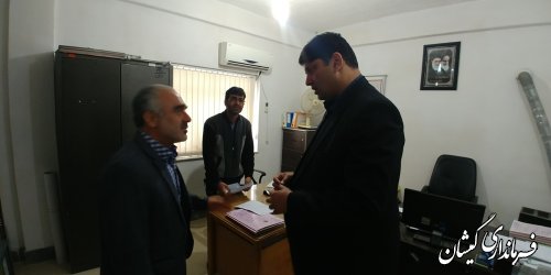 فرماندار گمیشان از کمیته امداد امام خمینی(ره) شهرستان بازدید کرد
