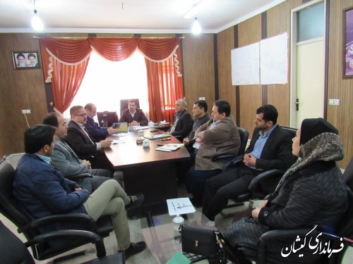 جلسه ستاد تنظیم بازار شهرستان گمیشان برگزار شد