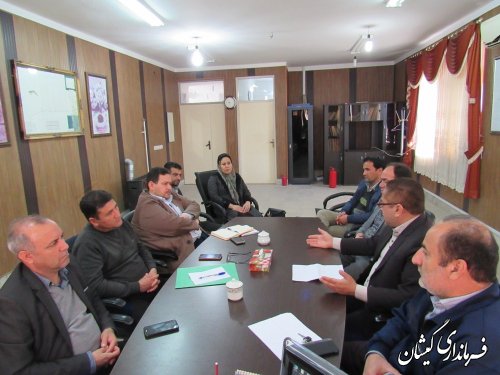 جلسه ستاد تنظیم بازار شهرستان گمیشان برگزار شد