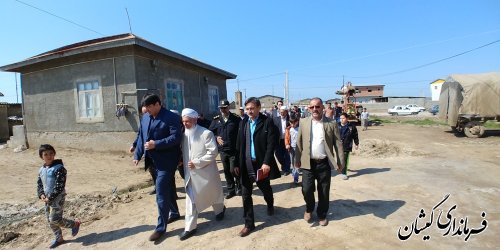 دومین حضور و بازدید کاروان امید و اقدام شهرستان از روستای آلتین تخماق برگزار شد