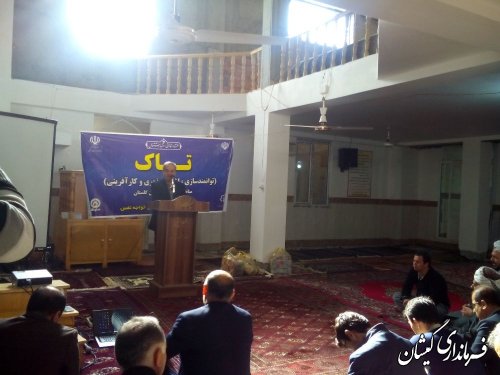 همایش طرح تاک در روستای خواجه نفس شهرستان گمیشان برگزار شد