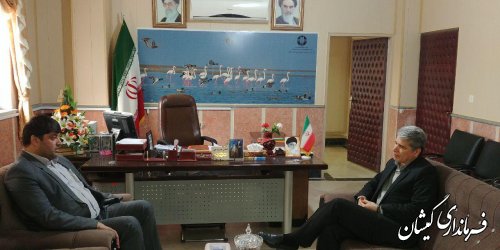 نشست مشترک فرمانداران شهرستان های گمیشان و ترکمن