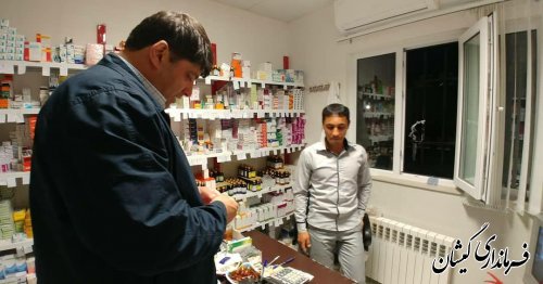 بازدید شبانه فرماندار از دستگاههای خدمات رسان در ساعت تحویل سال نو