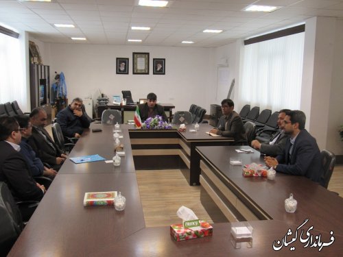 دیدار نوروزی جمعی از مدیران شهرستان با فرماندار گمیشان