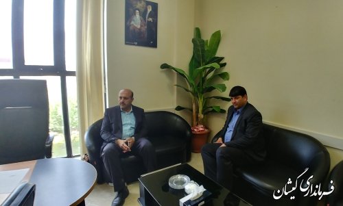 دیدار نوروزی فرماندار گمیشان با مدیران کل استانداری