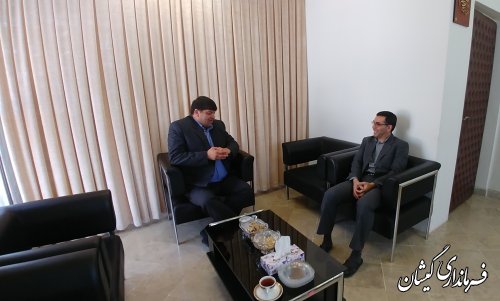 دیدار نوروزی فرماندار گمیشان با مدیران کل استانداری