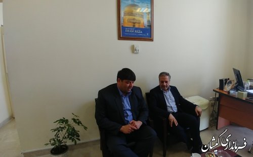 دیدار نوروزی فرماندار گمیشان با مدیران کل استانداری