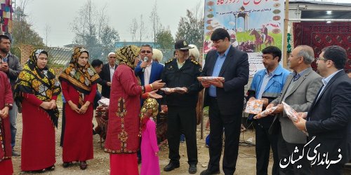 جشنواره فرهنگ و اقتصاد روستا در قرنجیک خواجه خان بخش گلدشت برگزار شد
