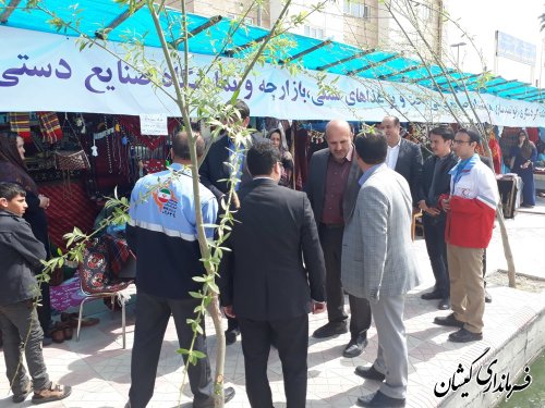 بازدید فرماندار و سرپرست دفتر فنی استانداری از کمپ ایمنی و راهنمای مسافران