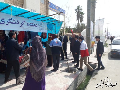 بازدید فرماندار و سرپرست دفتر فنی استانداری از کمپ ایمنی و راهنمای مسافران