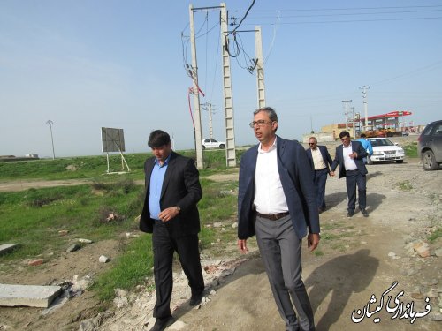 نشست مدیرکل دفتر هماهنگی امور اقتصادی استانداری با فرماندار گمیشان