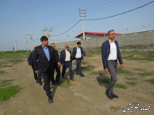 نشست مدیرکل دفتر هماهنگی امور اقتصادی استانداری با فرماندار گمیشان
