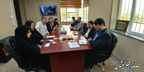 نشست هماهنگی بررسی وضعیت و مسائل شهری گمیش تپه